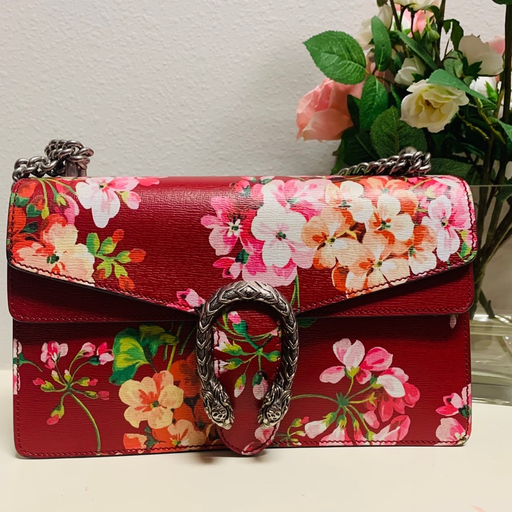 Sold!|| Gucci || Dionysus Blooms Small Satchel